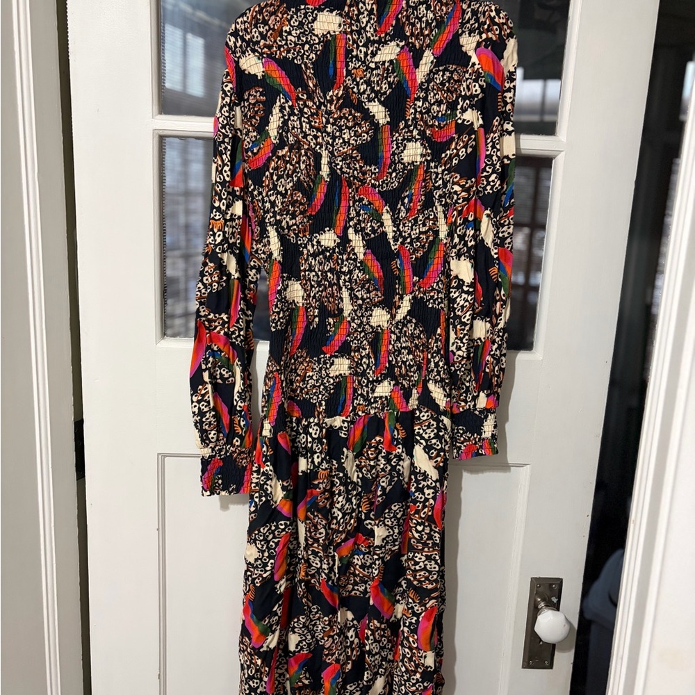 FARM Rio Colorful Abstract Print dress. NWT
